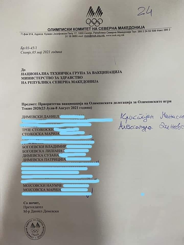 olimpijada makedonski sefovi