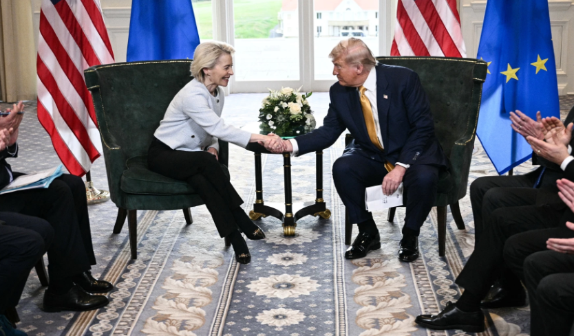 donald tramp ursula fon der lejn