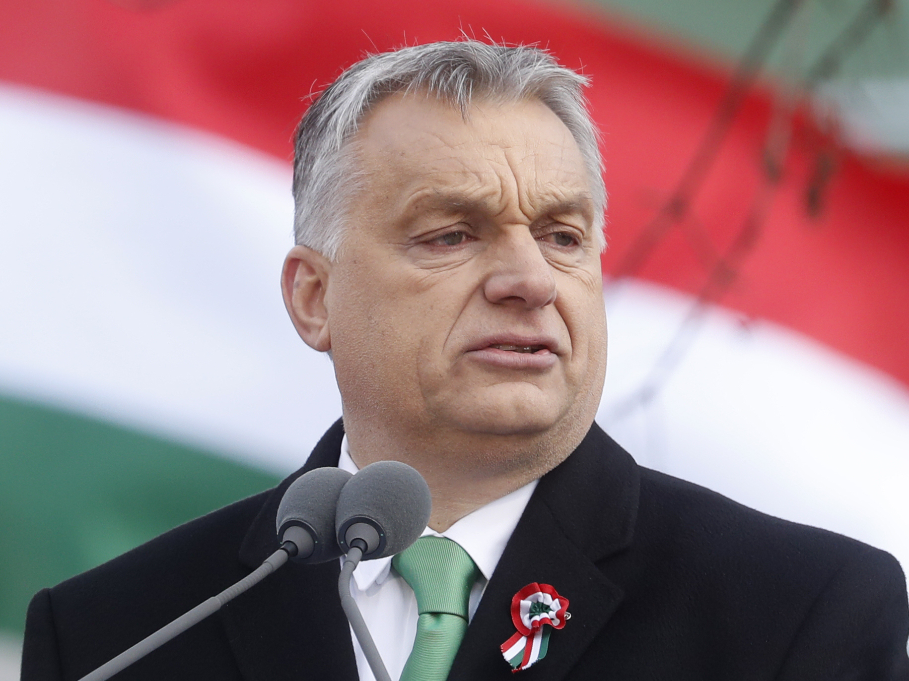 Hungarian PM Orban Makes National Day Address