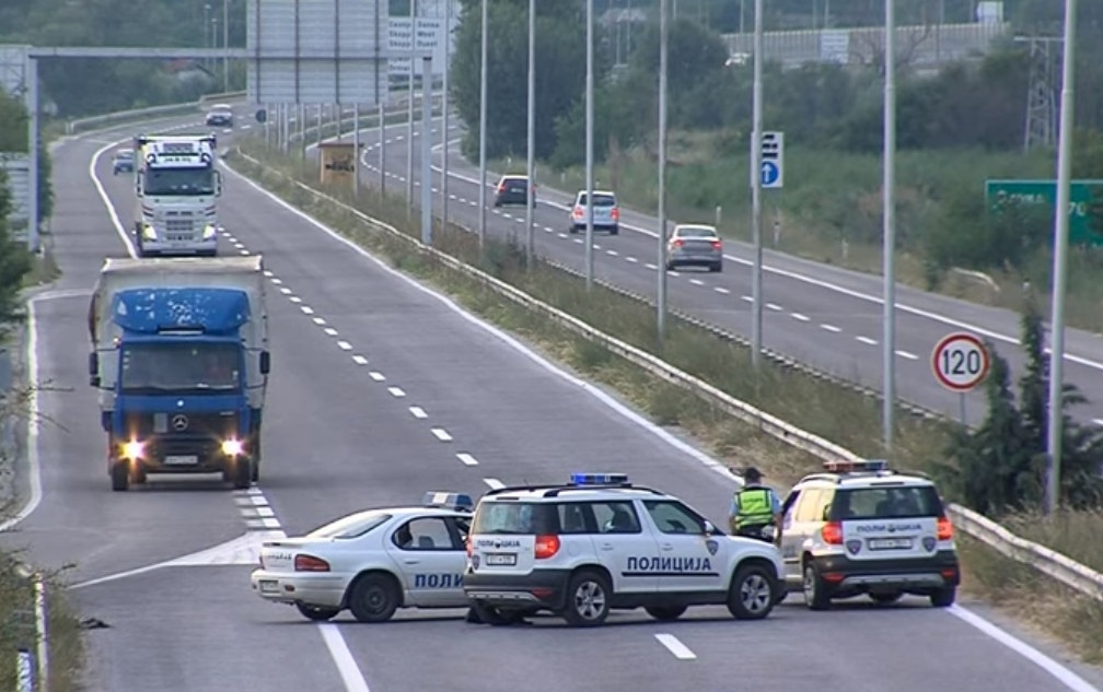 policija blokada avtopat